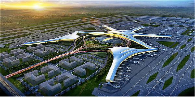青岛胶东国际机场项目、青岛海底隧道项目、青岛董家口港口项目(图1)